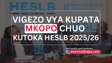 HESLB Online Application 2025