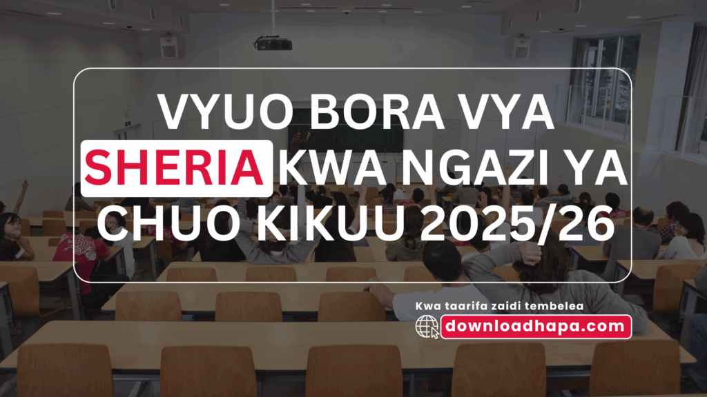 Best University of Law Tanzania